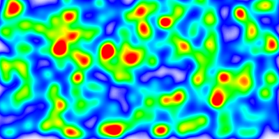 Heatmap of loss function defined on the Euclidean plane